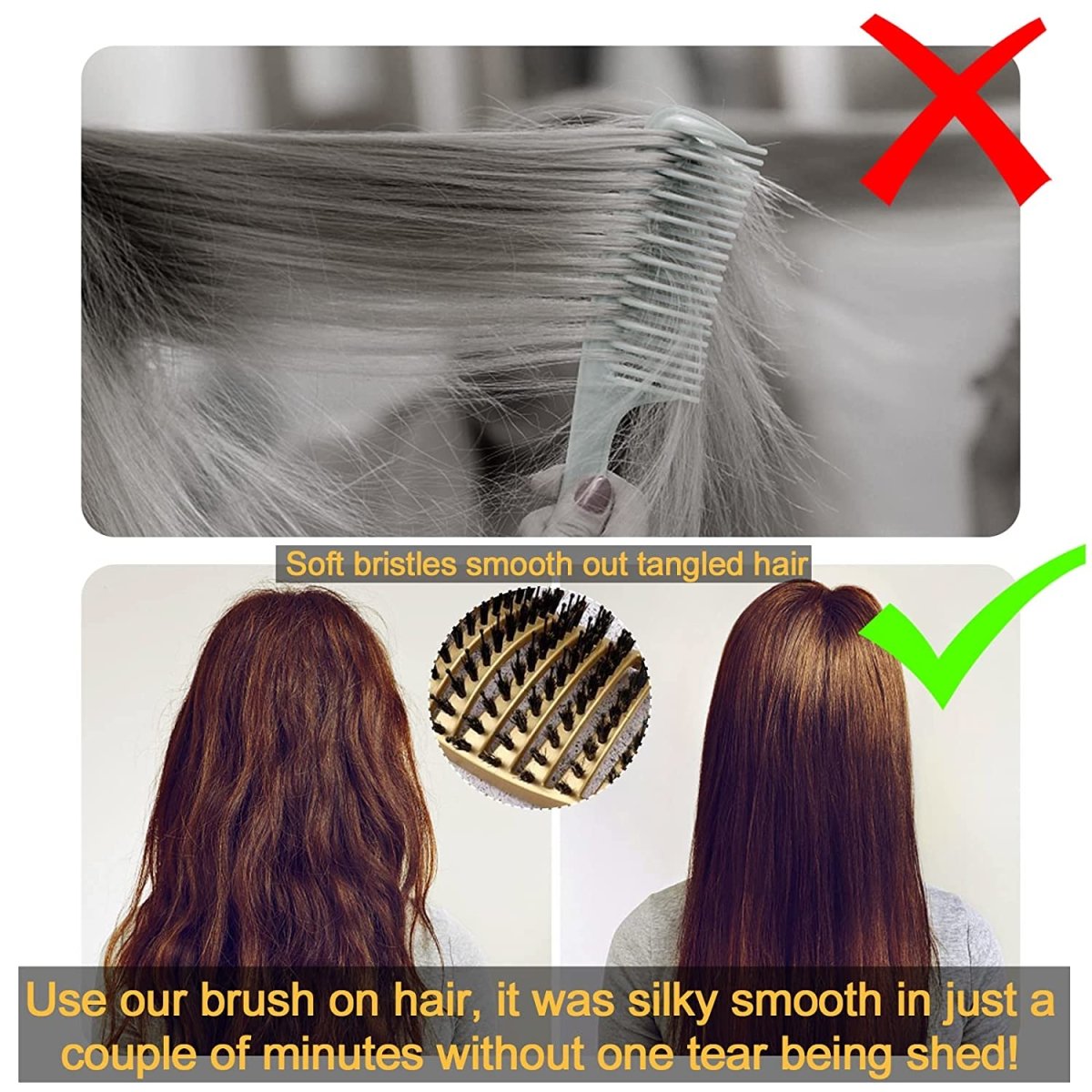 Hallow Hair Detangling Brush - Beauty Bello