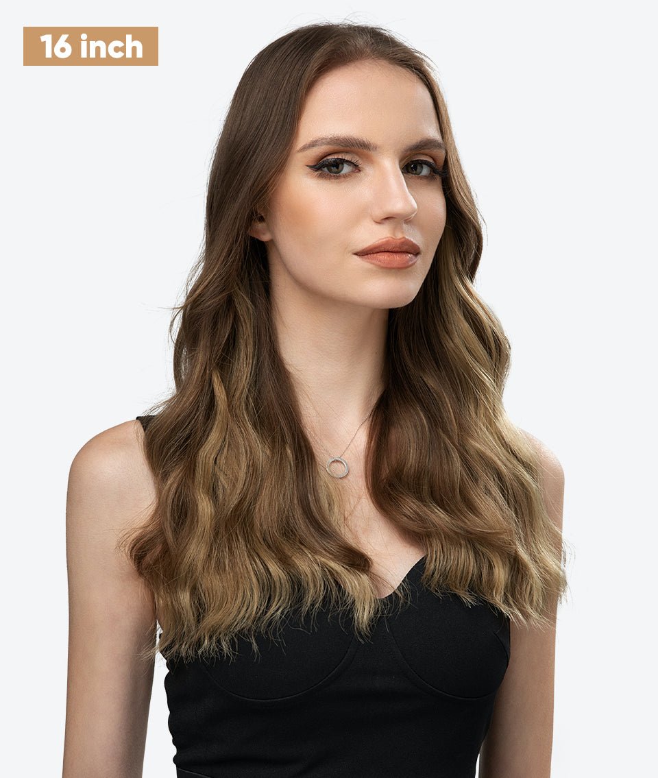 Secret Hair Halo 2.0 Hair Extensions Dark Brown/Golden Blonde - BEAUTY BELLO®