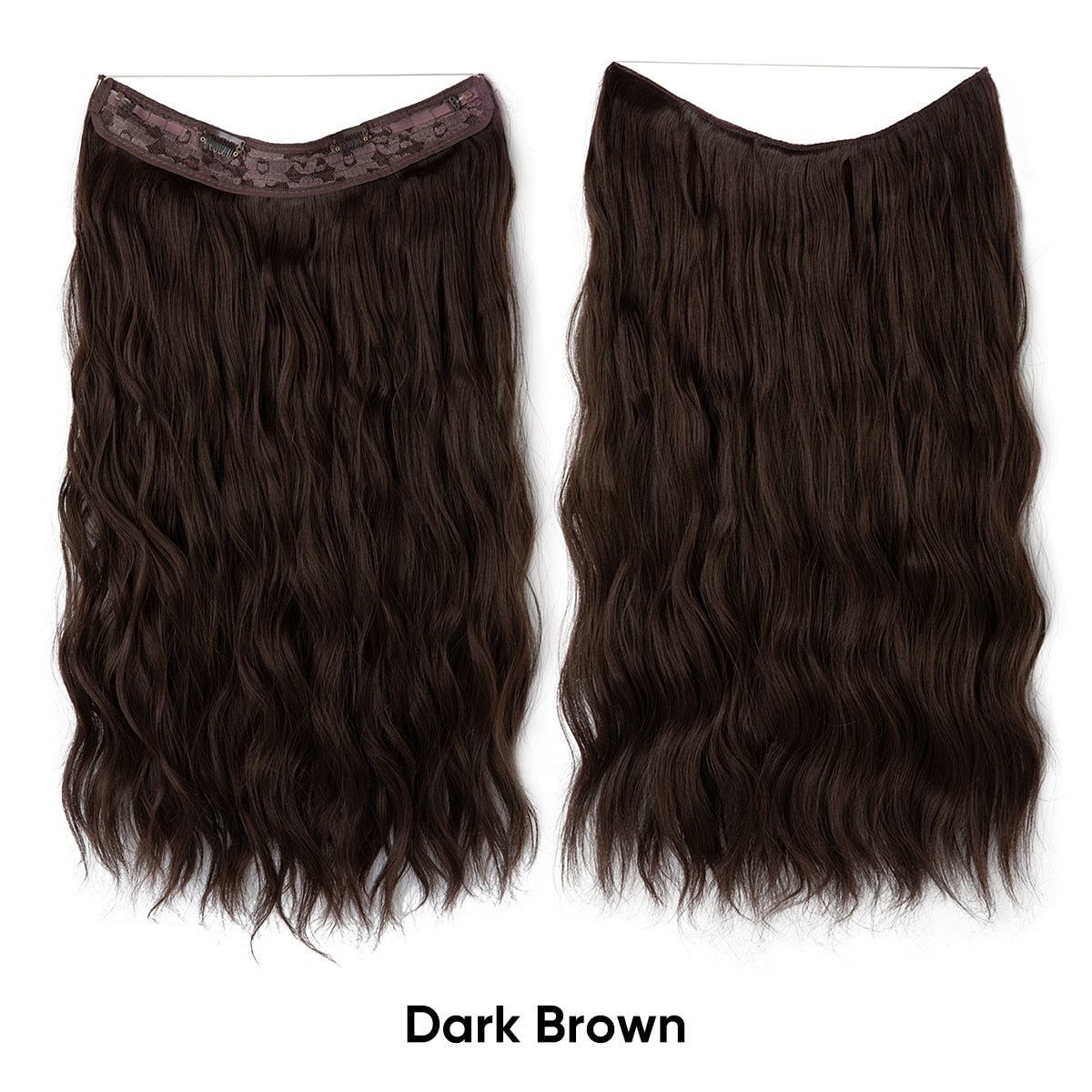 Secret Hair Invisible Halo 2.0 Hair Extensions Dark Brown - BEAUTY BELLO®