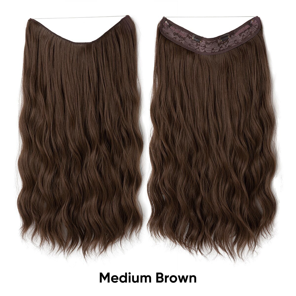 Secret Hair Invisible Halo 2.0 Hair Extensions Medium Brown - BEAUTY BELLO®